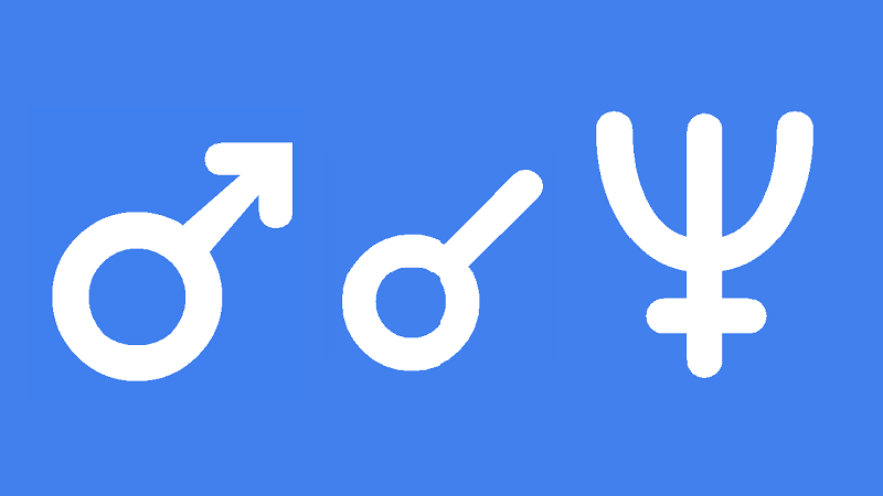 Marte conjunção Netuno