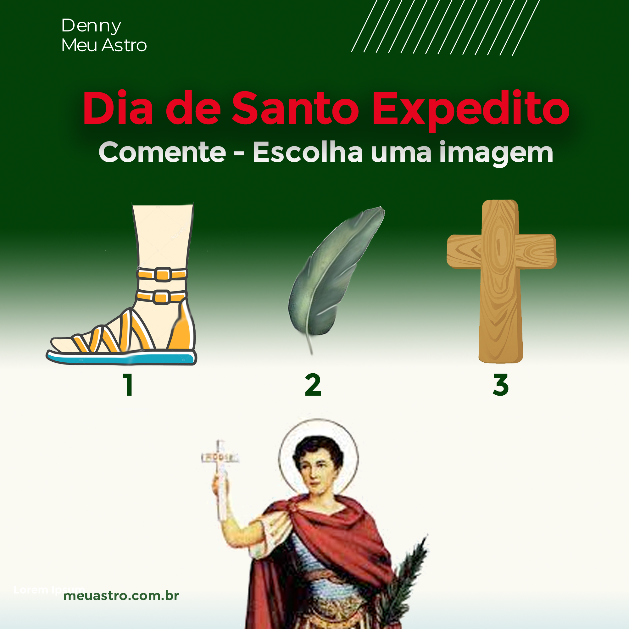 Mensagem de Santo Expedito